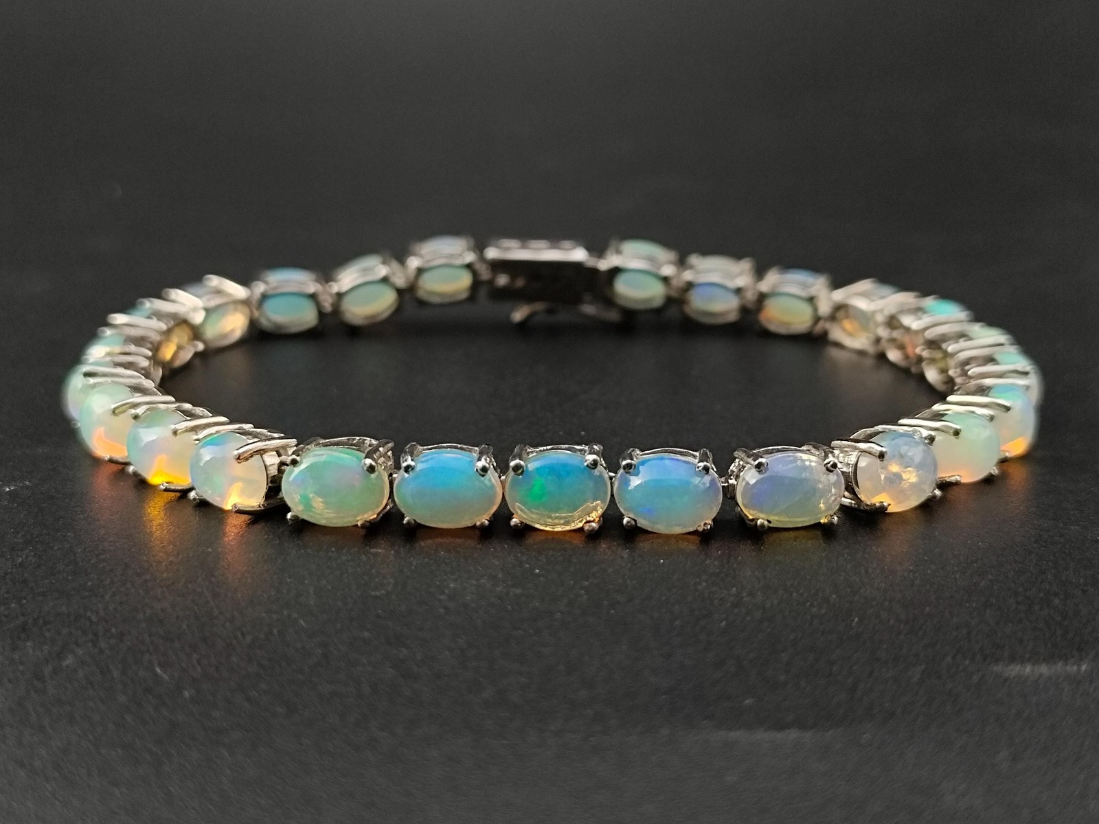 Natural Ethiopian Opal Bracelet Calming Energy, Love, Luck & Positive Vibes Gift