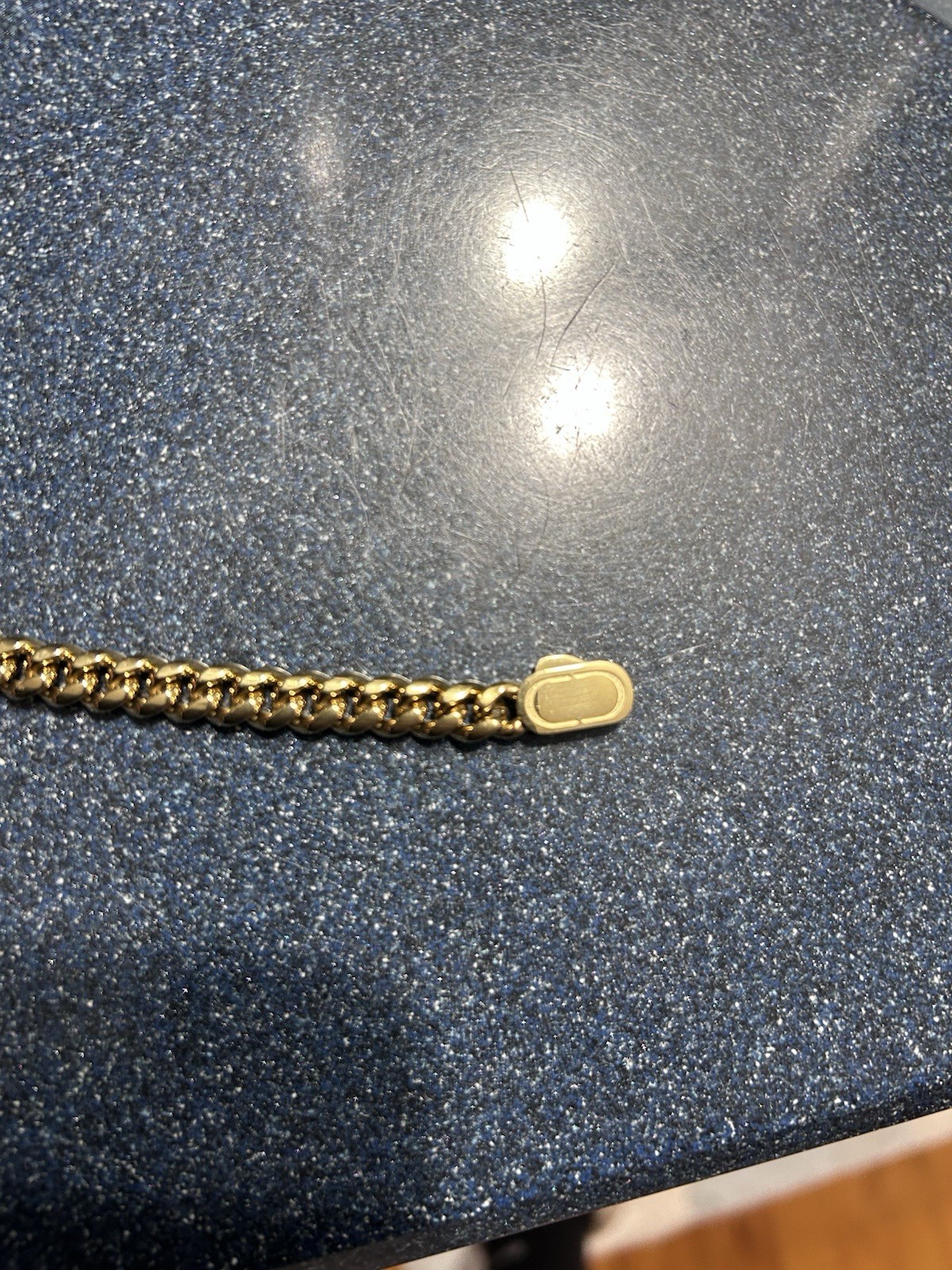 Craftd 8mm Cuban Bracelet Gold with Free Gift Box Included