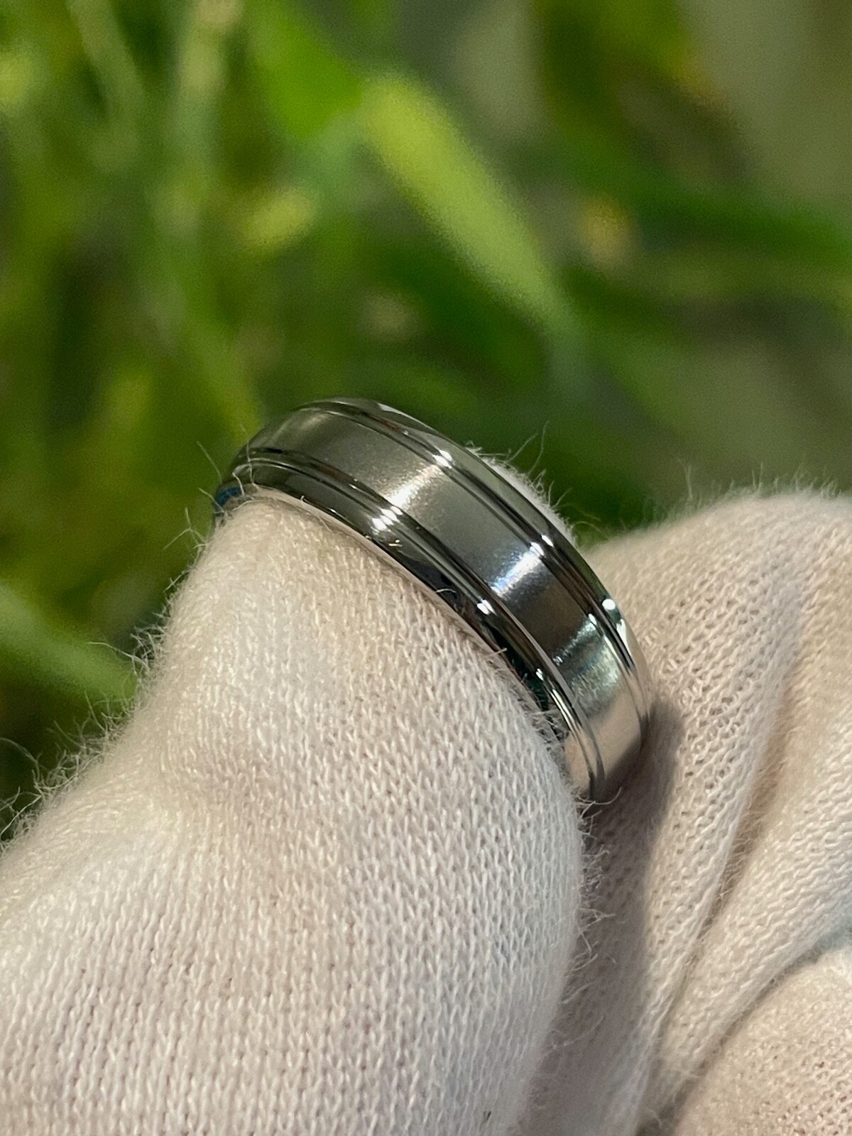 Men’s Titanium Ring, 6mm Width, Wedding Band, Non-Traditional
