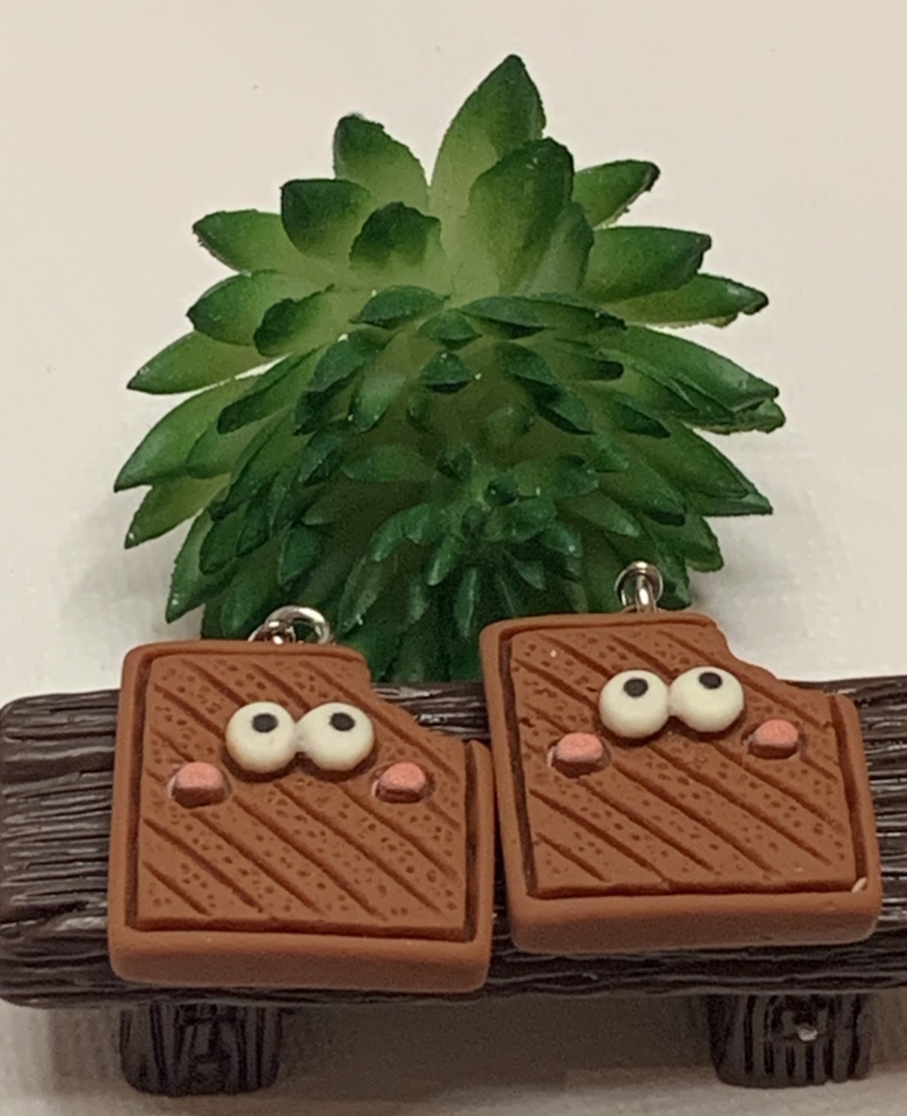 Chocolate Earring, Funny Food, Gift Idea, Food Jewelry, Candy Earrings
