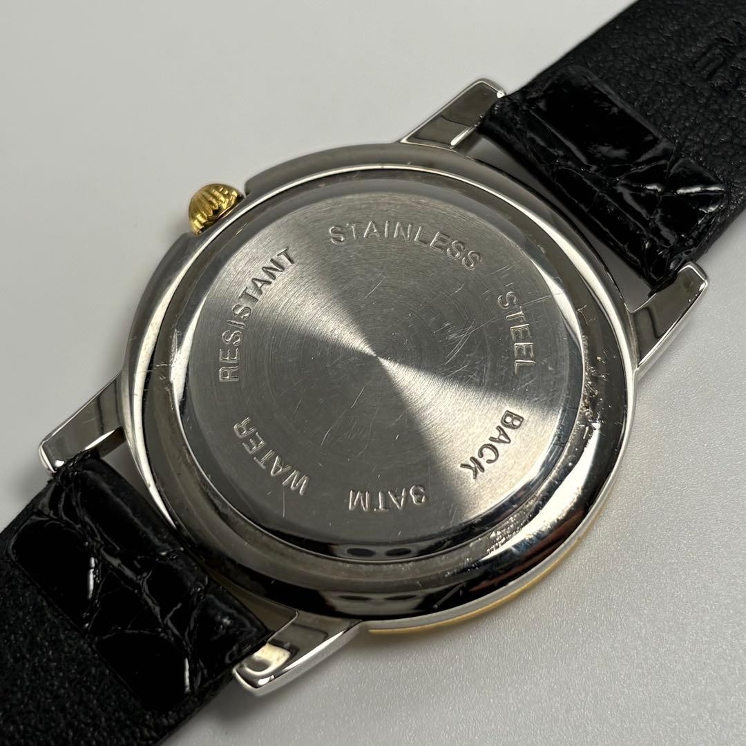 Rare WITTNAUER 1980s Quartz Watch Golf Club Hands Dimple Dial New Battery Tested