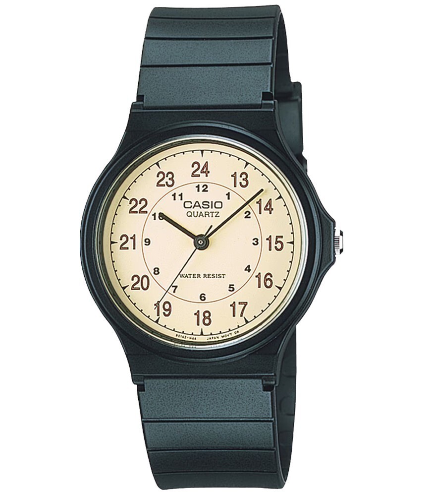 Casio MQ24-9B Men’s Black Resin Watch Analog Water Resistant