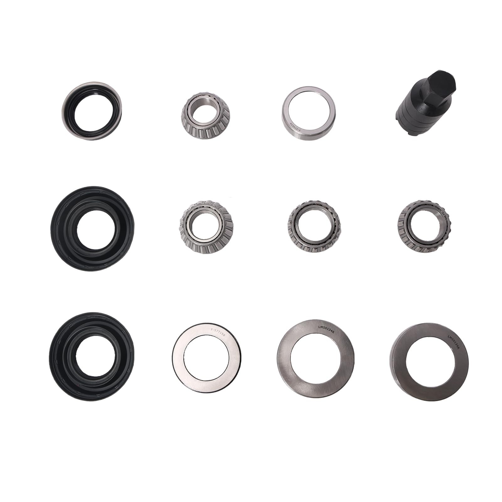 F-577158 F-574658 Lm50134R Rear Differential Bearing Repair Kit w/Removal Too…