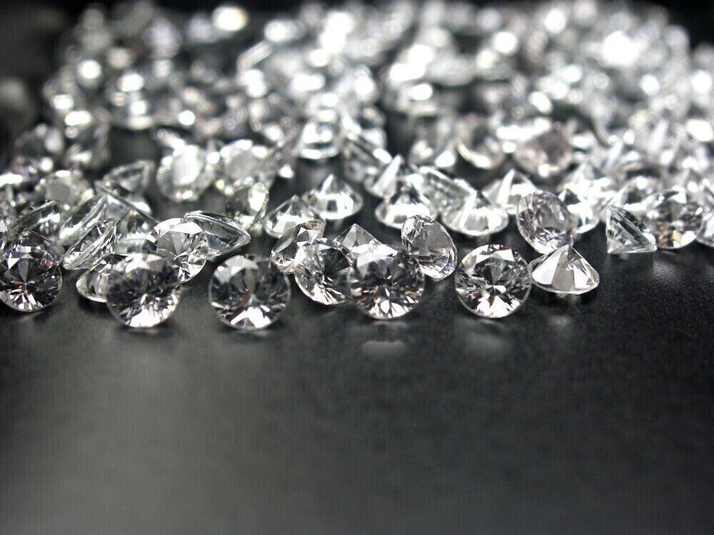 575 Pcs CVD Loose Diamond Lot Round 0.70 MM H-Color, IF-Clarity Certified- 1 Ct