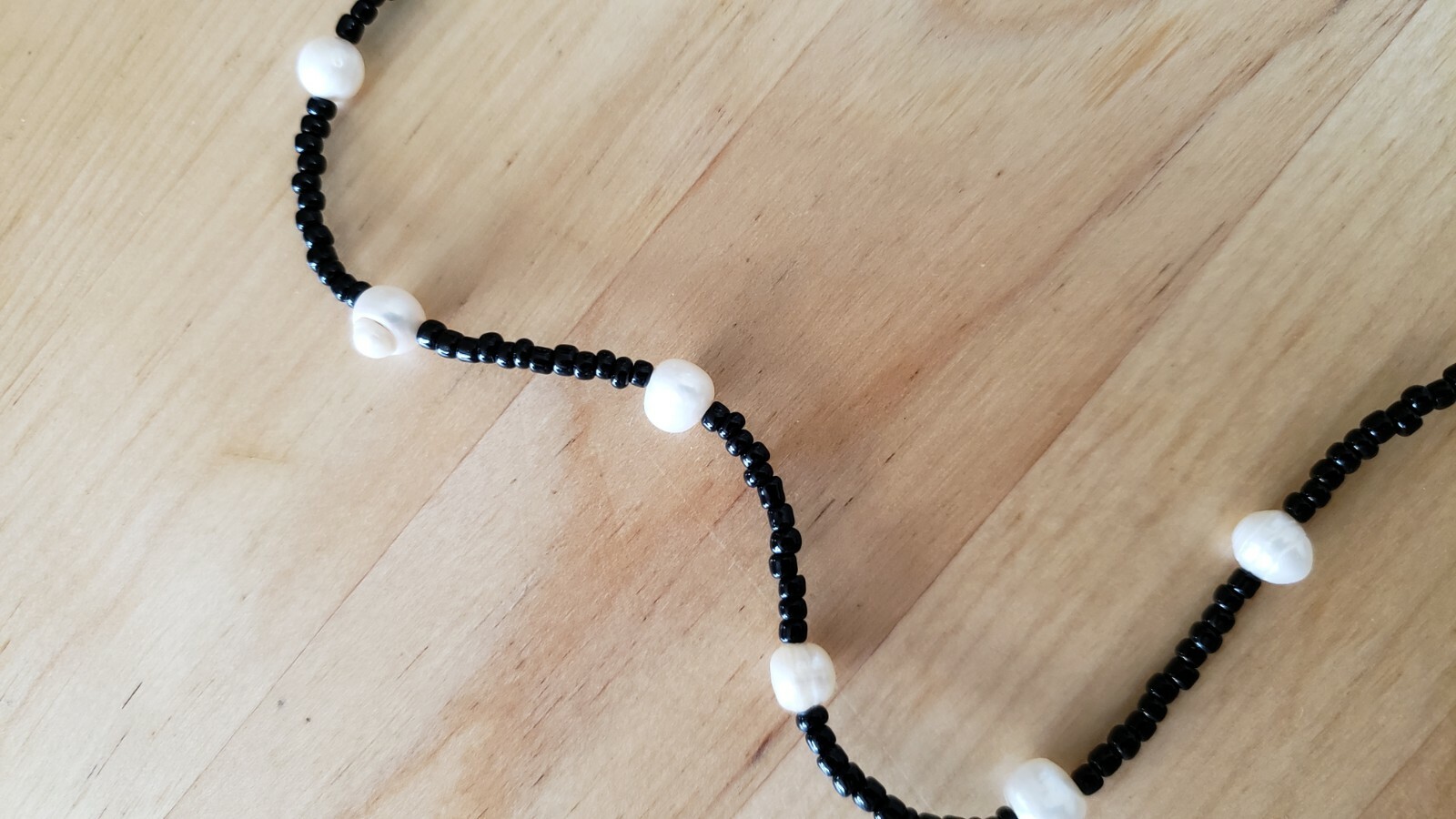 Genuine PEARL Necklace , 19″ , HAND CRAFTED in USA