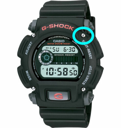 Genuine Casio G-Shock DW8800AB DW8800AJ DW8800B DW8800MM 4 bezel silver studs