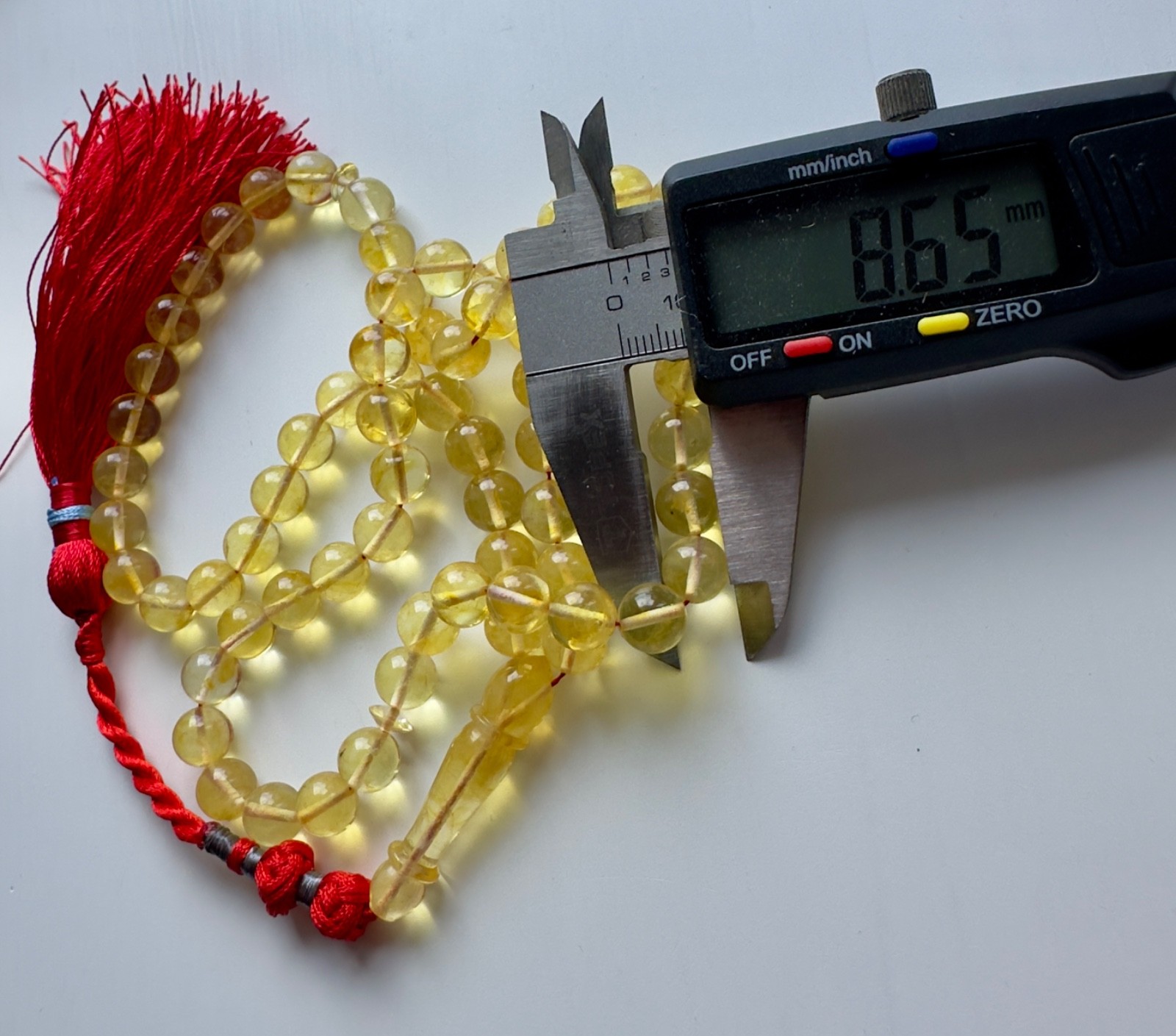 Natural Baltic Amber 29g. Islamic Prayer Rosary 9mm. 66 Beads Tasbih Misbaha