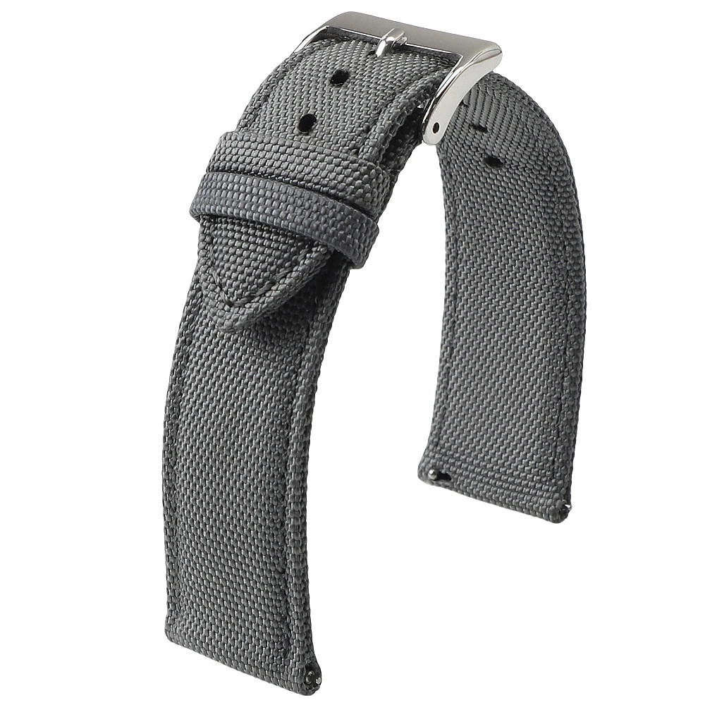 18Mm 19Mm 20Mm 21Mm 22Mm 24Mm Waterproof Sailcloth Watch Strap Two-Sided Nylon W