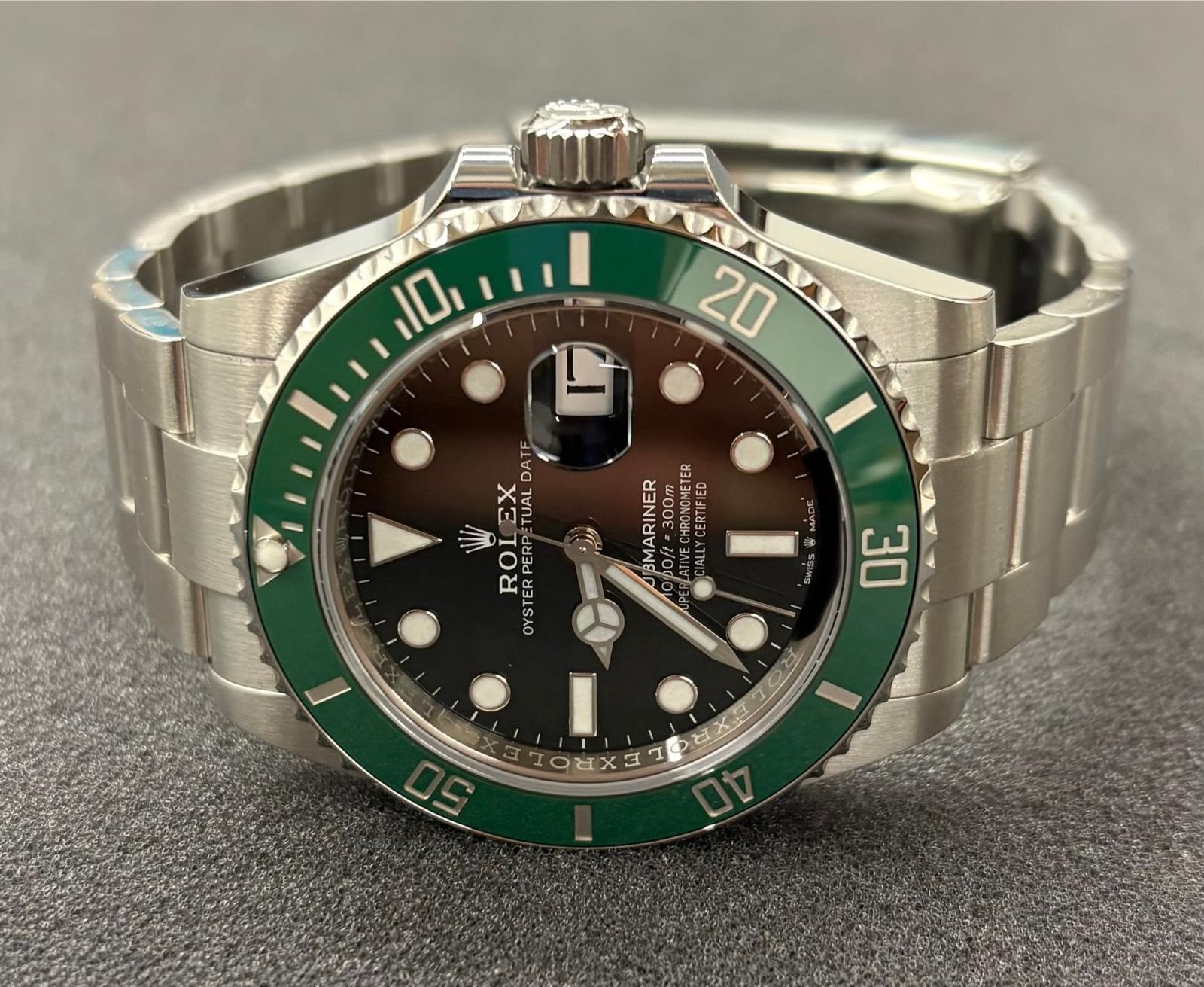 Rolex Submariner Starbucks Date Black Dial Green Bezel Mens Watch 126610LV-0002