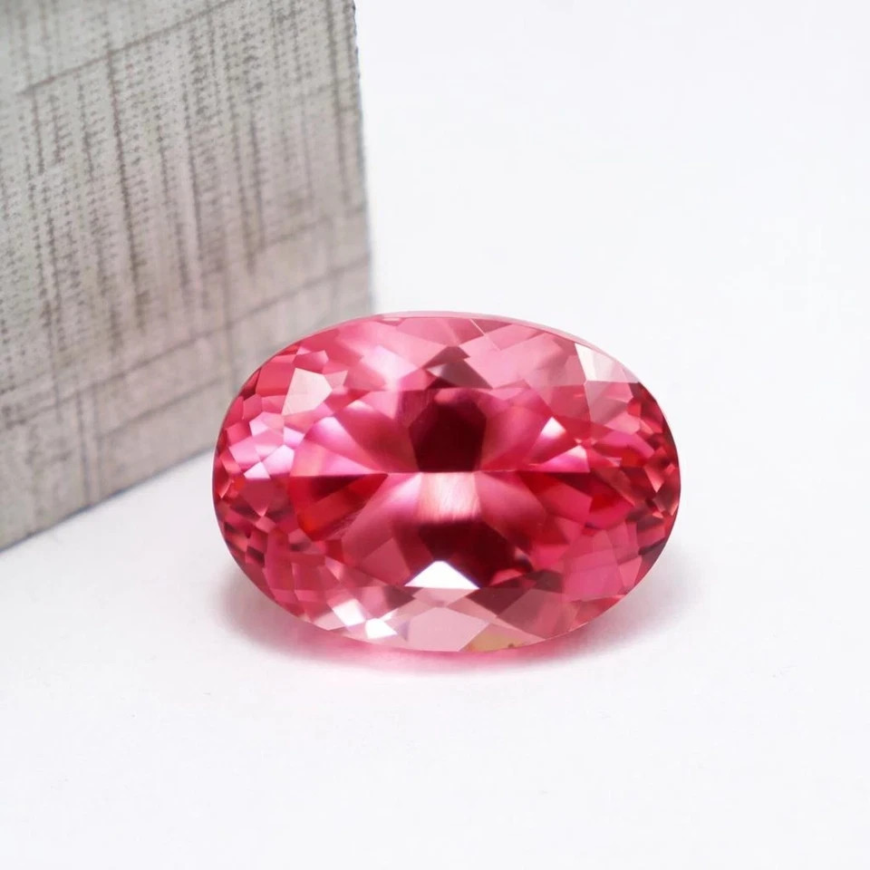 9.40 Ct Certified Natural Ceylon Padparadscha Sapphire Oval Cut Loose Gemstone
