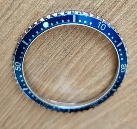 Vostok watch bezel T2-3 blue insert