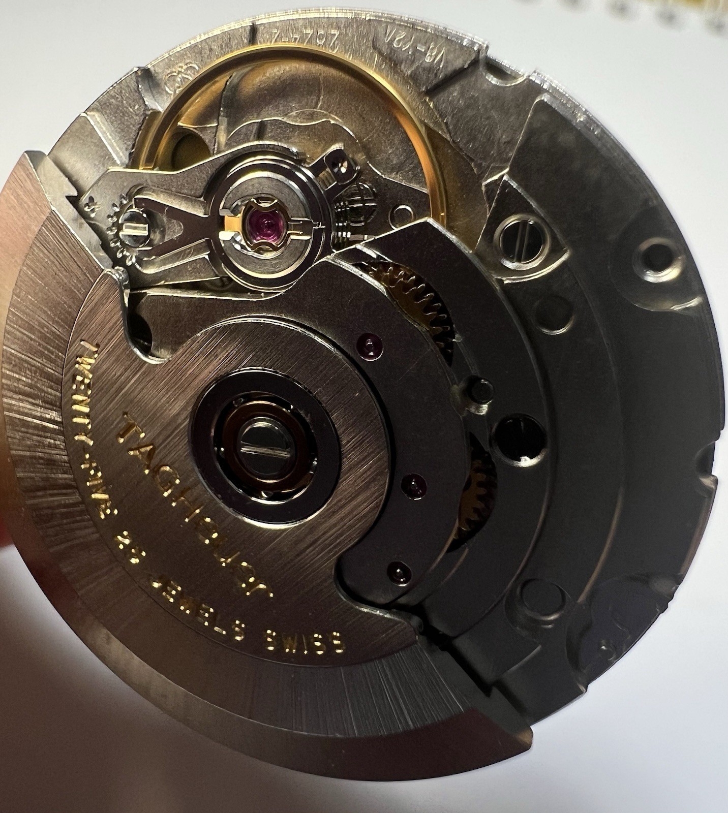 TAG HEUER Automatic Hacking Movement 25J ETA 2824-2, V8 Y2A w/Dial & Hands SWISS