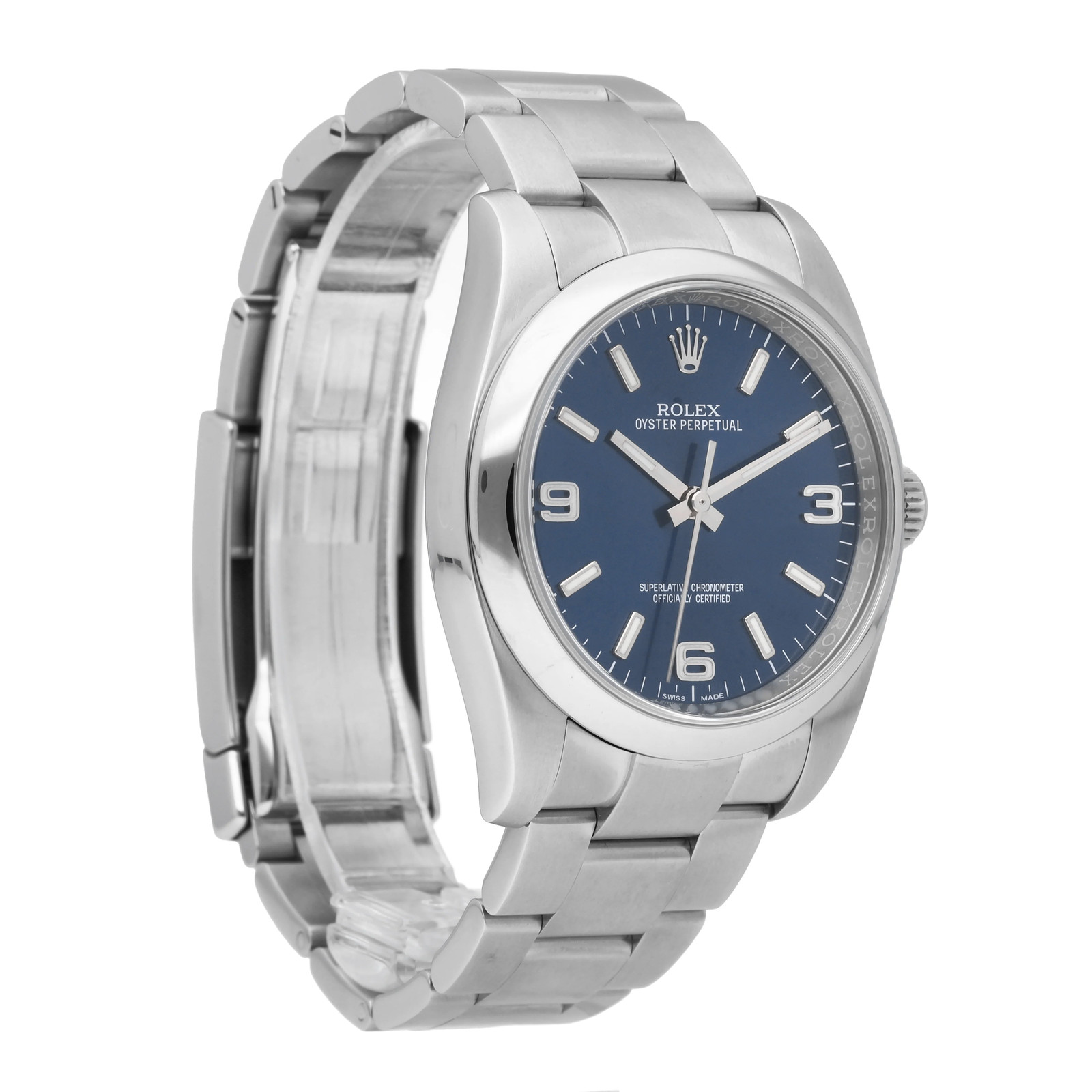 Rolex 2015 Oyster Perpetual Blue Dial 36mm Automatic Men’s Watch 116000