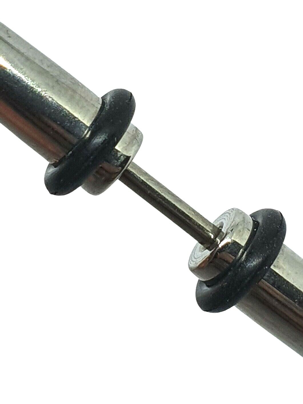 Large Double Spike Septum Bar Cone 16g (1.2mm) 60mm 316L Jewellery Piercing