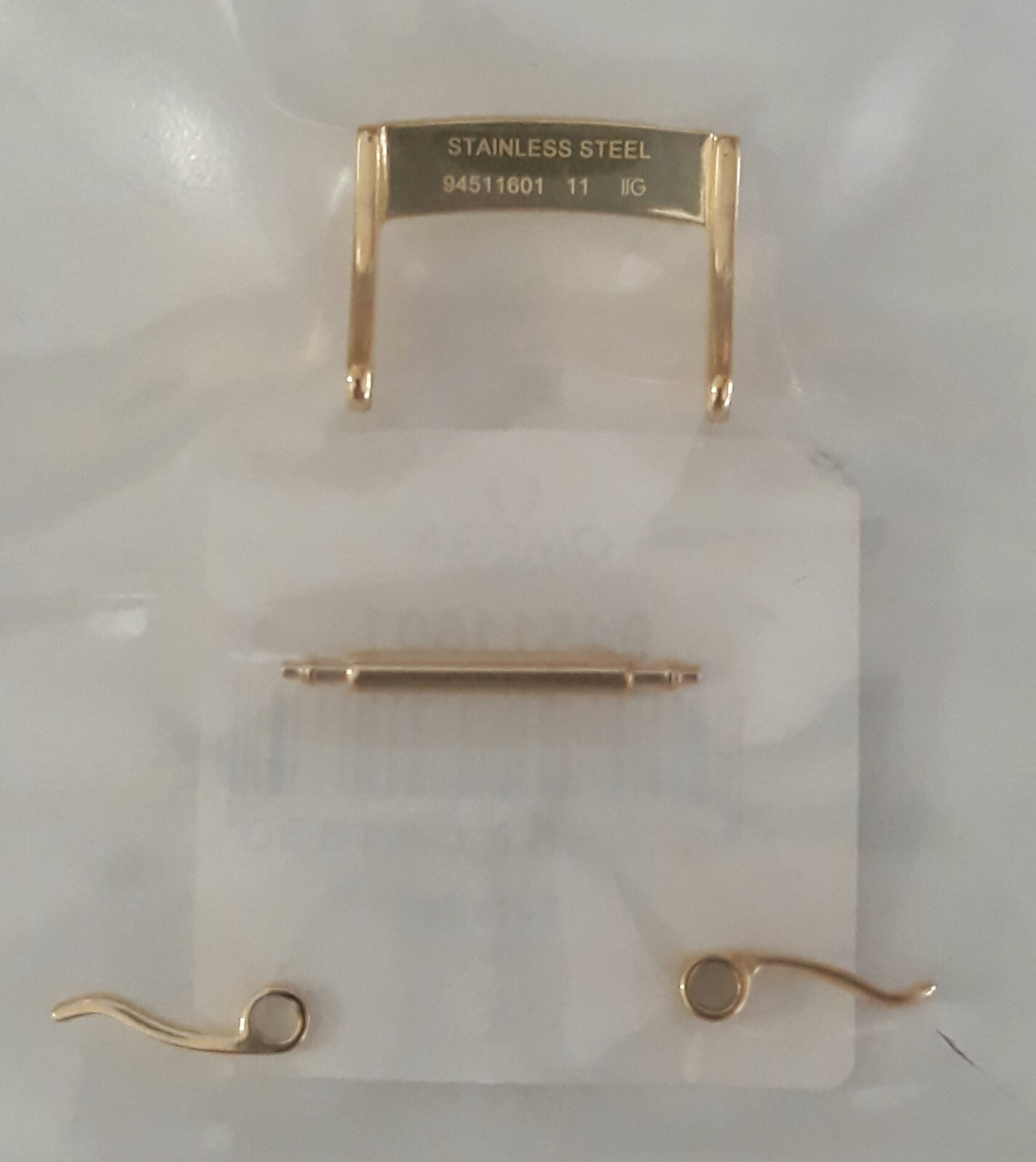 OMEGA LAMINATED BUCKLE 16mm NEW – POLISHED