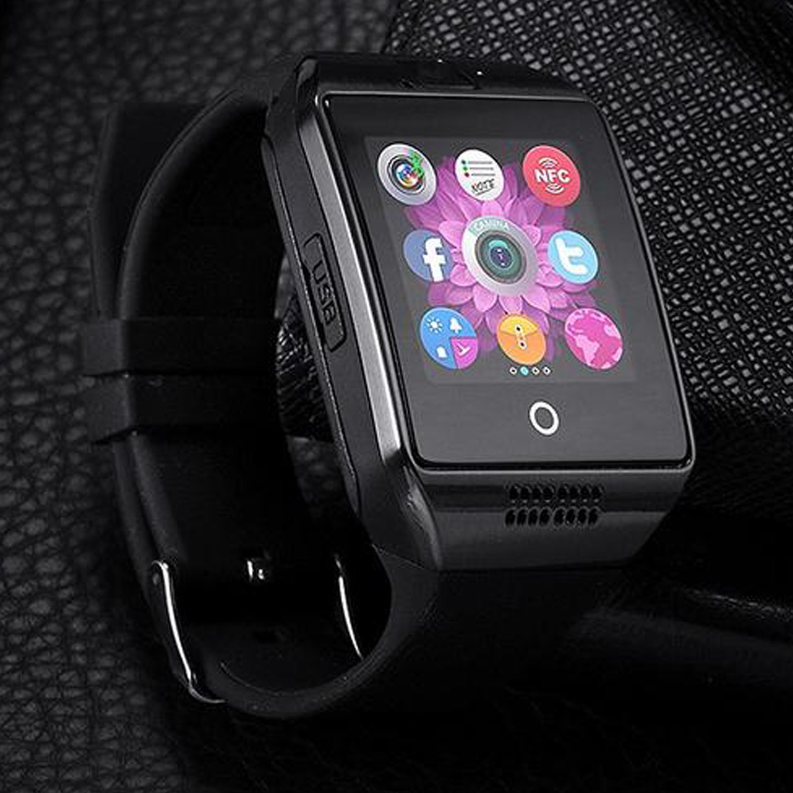 Touch Screen Smart Watch Bluetooth Phone Unlocked T-Mobile SIM Call for Android