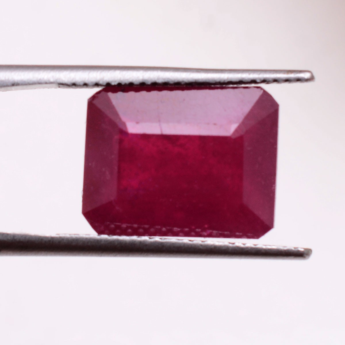 11.40 Ct Natural Mozambique Ruby High Grade Cushion Cut Vivid Red Loose Gemstone