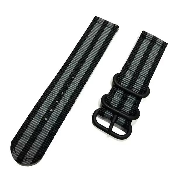 18mm 20mm 22mm Durable Military Woven Nylon Wrist Watch Band Quick Release Strap