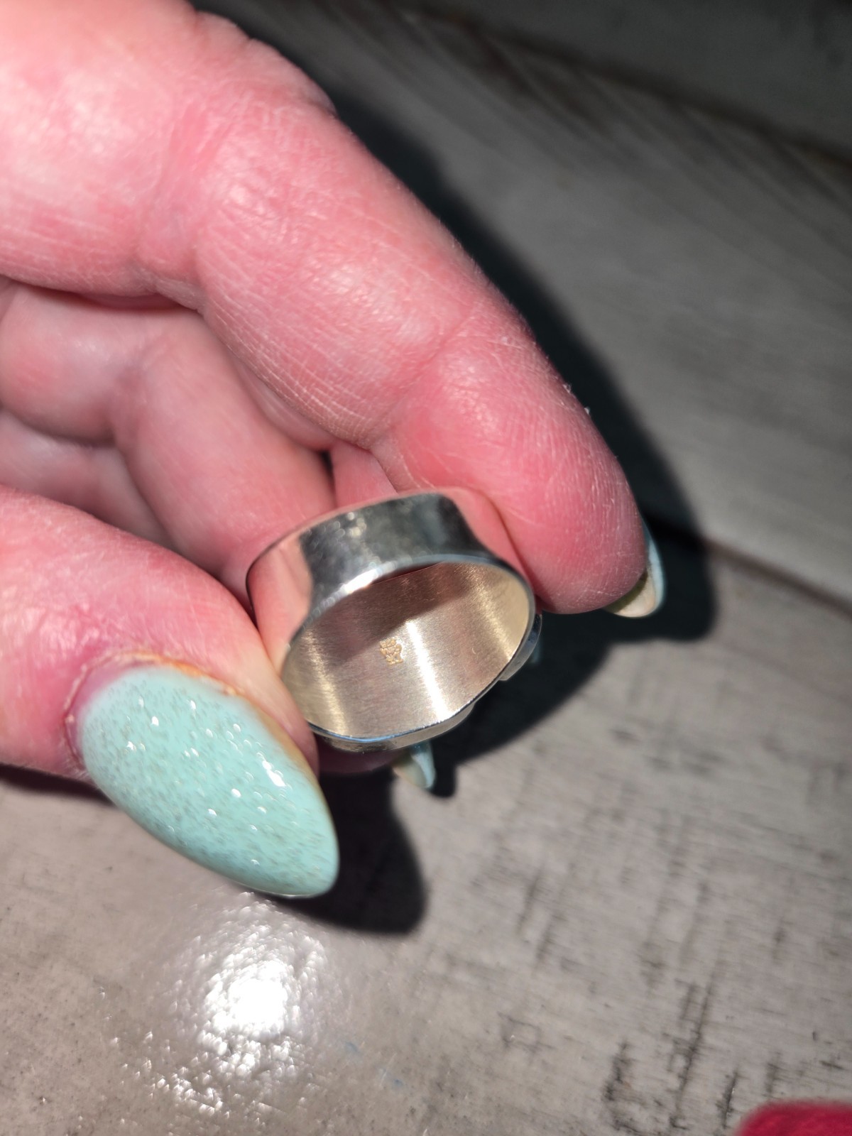 JAY KING DTR Amber & Turquoise Sterling Silver Ring Size 6.5