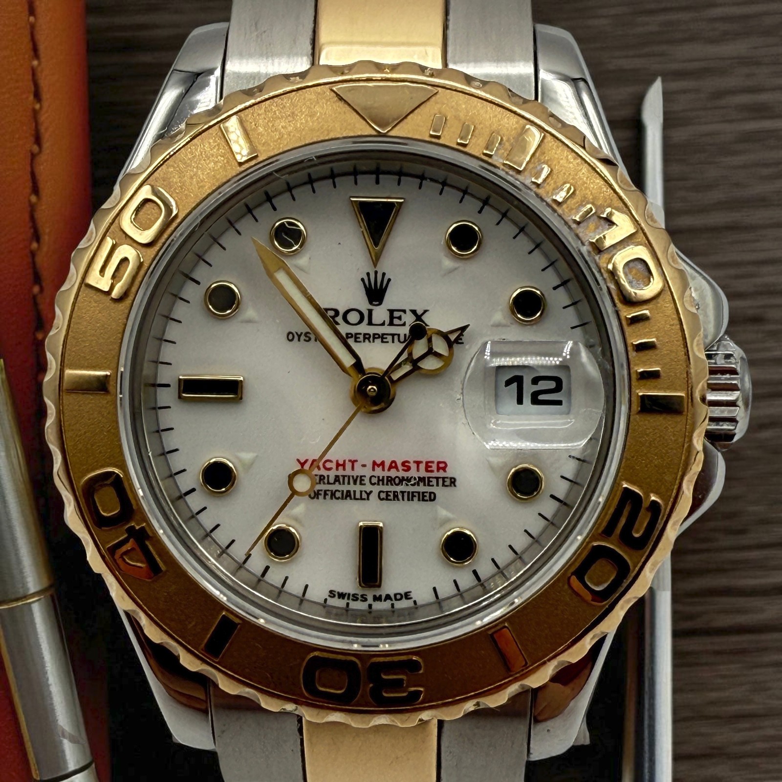 2003 Rolex Yacht Master 29mm–Ref # 169623–Two-Tone Steel & 18k Gold–Complete Set