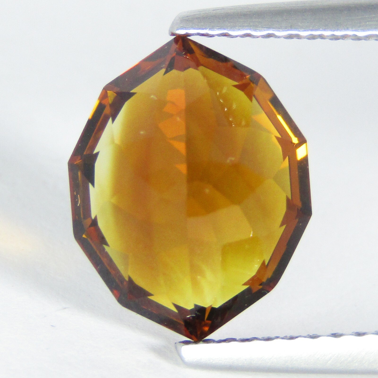 3.38Cts Wow Natural Attractive Citrine 11.4x9x6.7mm Fancy Cut Gemstone Ref-VIDEO