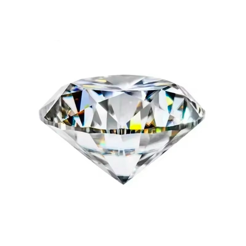 1-30ct D Color VVS1 Round Cut Loose Moissanite Real Gem Stone W/GRA Pass Tester