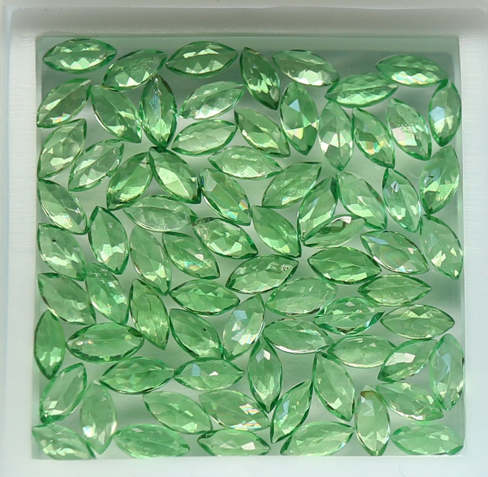 4×2 MM Natural Tsavorite Garnet Marquise Shape Loose Gemstone Lot ,