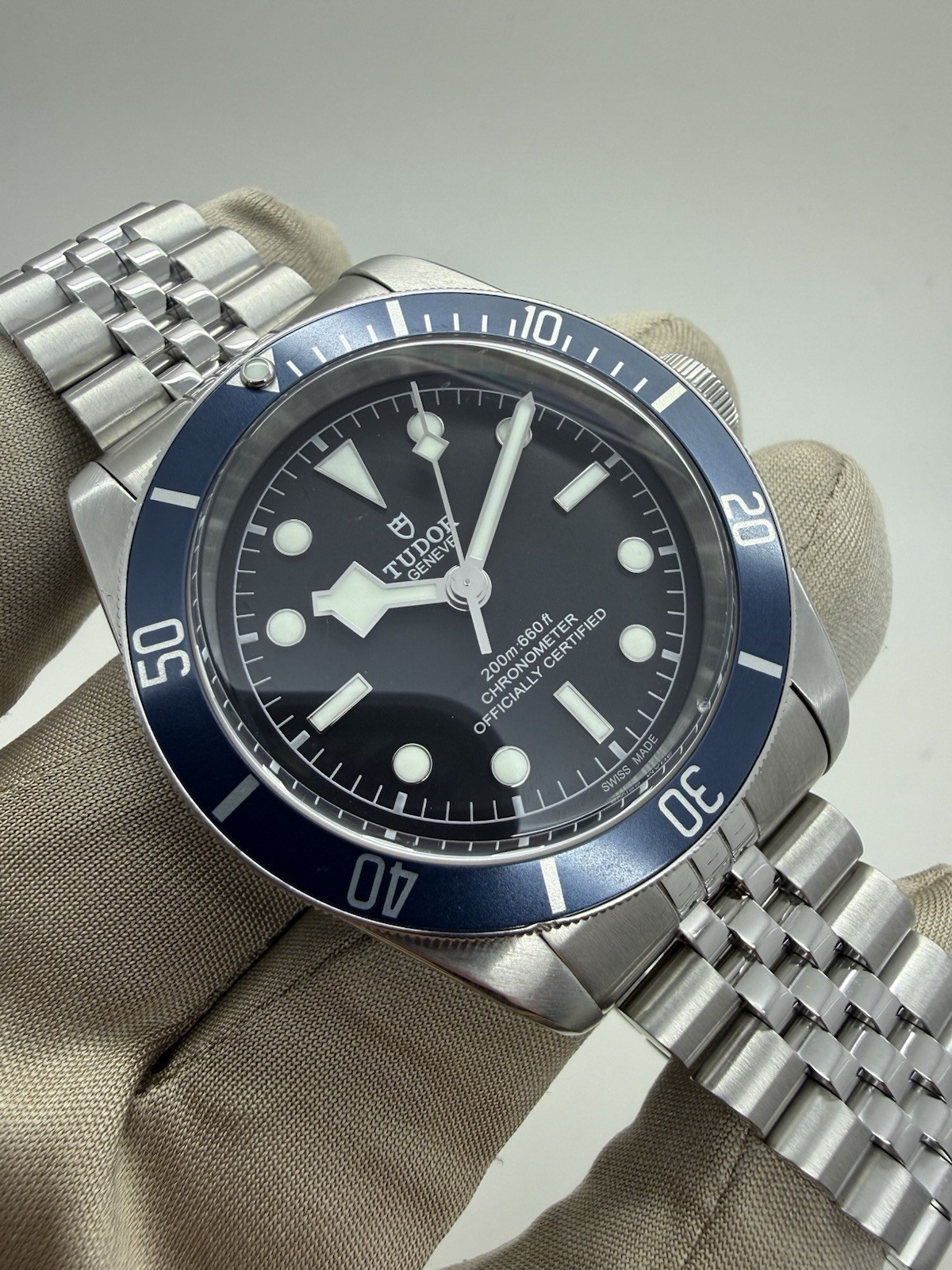 Tudor Black Bay 41mm Blue Bezel Steel Automatic Watch 79230B w/ Box + Tag