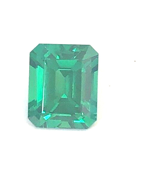 RARE Vibrant Green OCTAGON Cut YAG 11x9mm Loose Stone