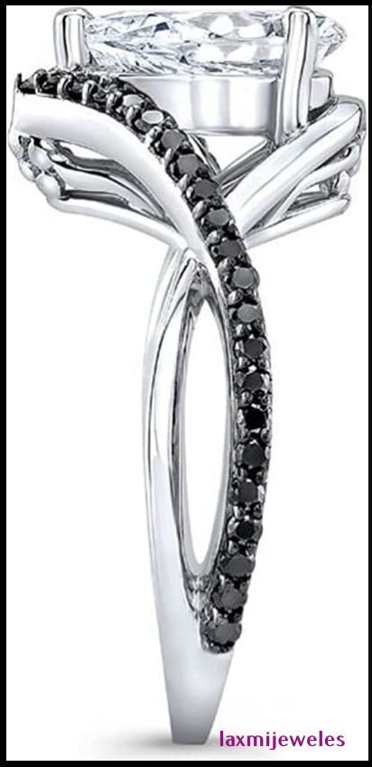 3Ct Round Cut Lab Created Diamond Ring Love Knot Bypass Promise Bridal Band