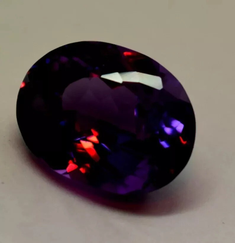 Color Changing Certified Oval Cut 10 Ct Natural Alexandrite Loose Gemstone