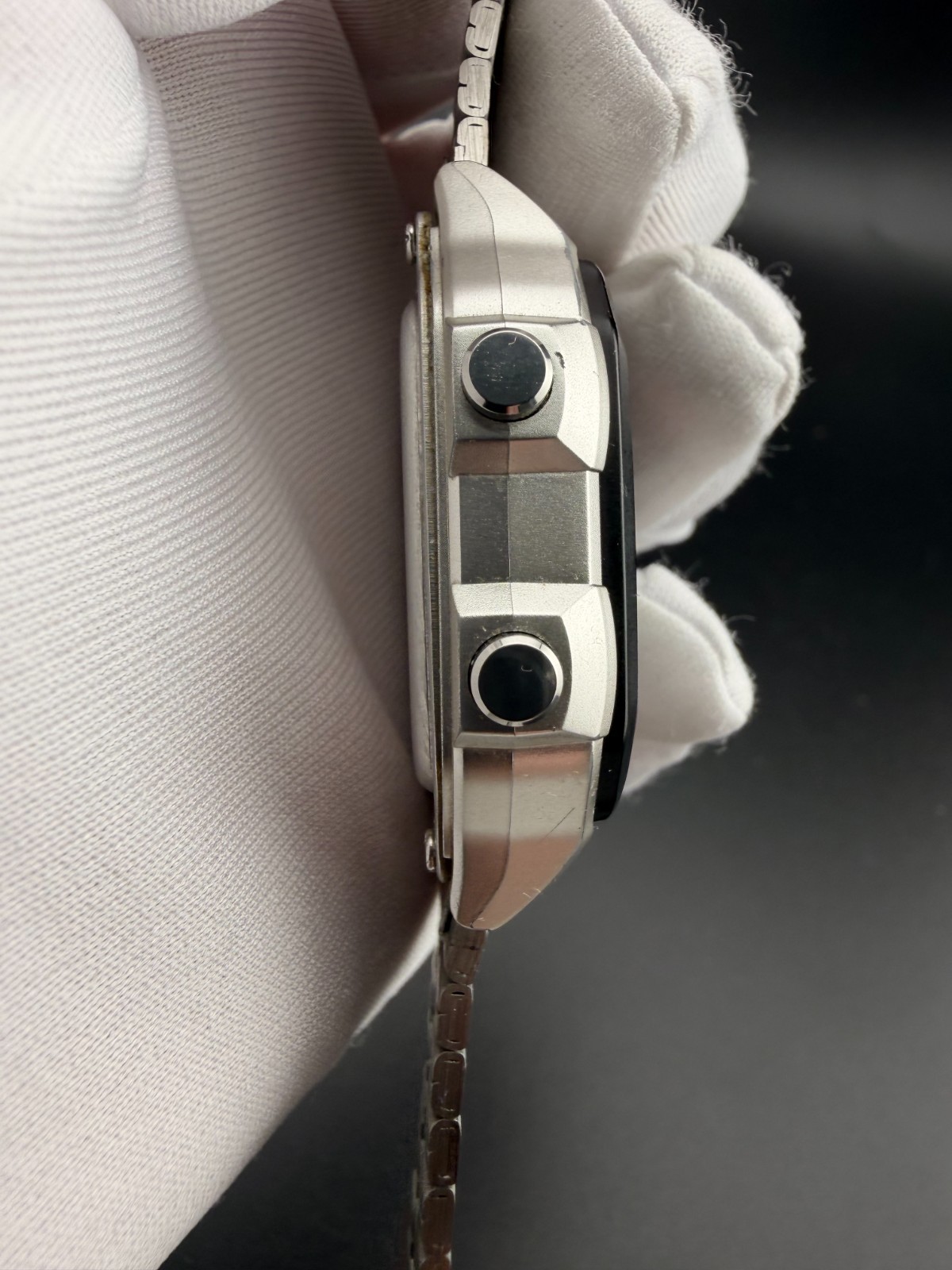 Casio Watch AE-1200WH Royale World Time Illuminator Silver w/ Original Bracelet