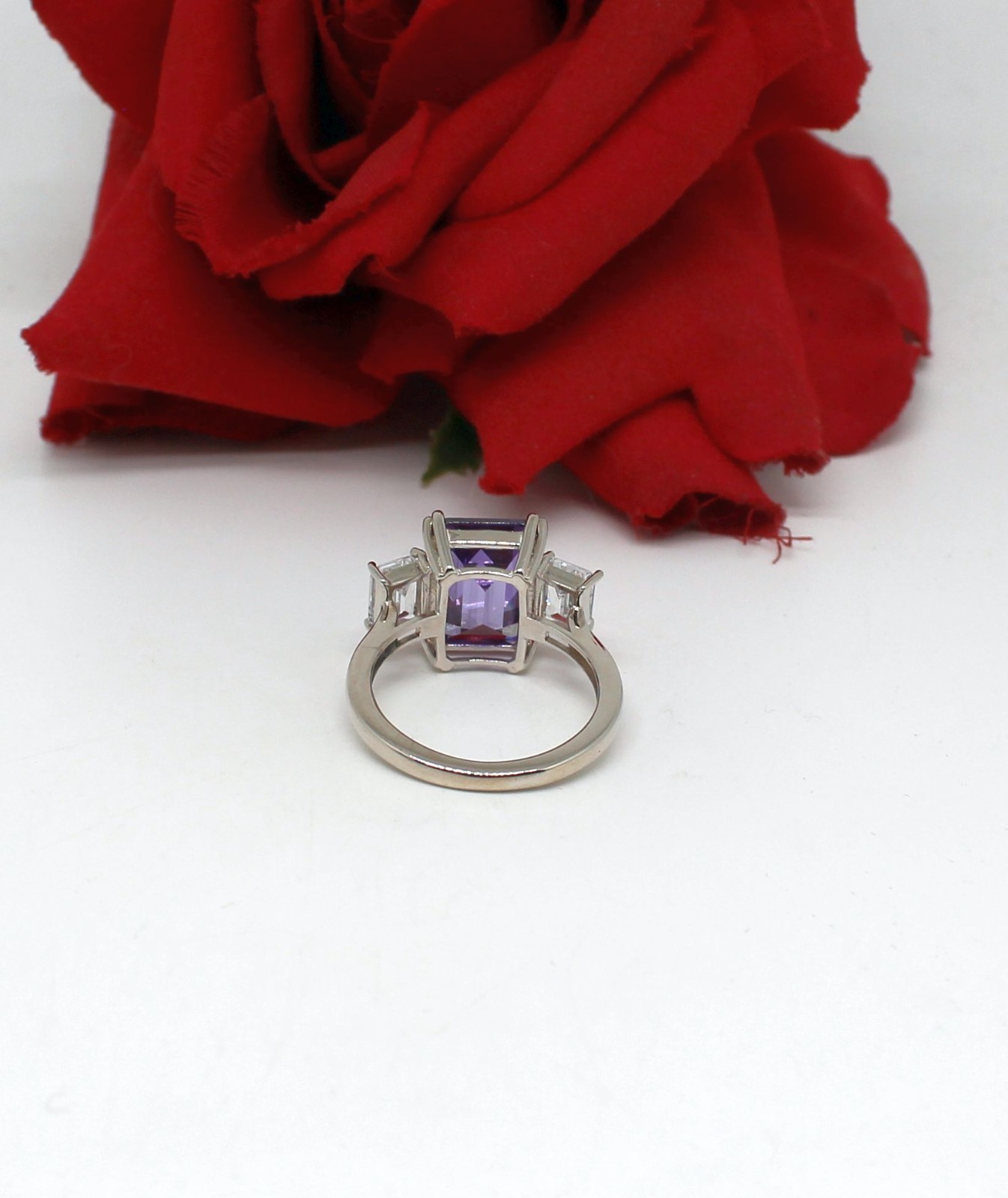 Sterling Silver NWOT LNT CZ Cocktail Ring Size 10 7.69g CAT RESCUE
