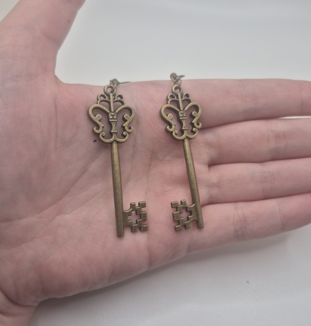Antique Key Earrings 1