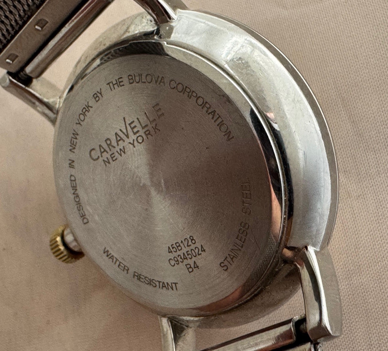 Caravelle New York Men’s 45B128 Stainless 40mm Watch Needs Battery