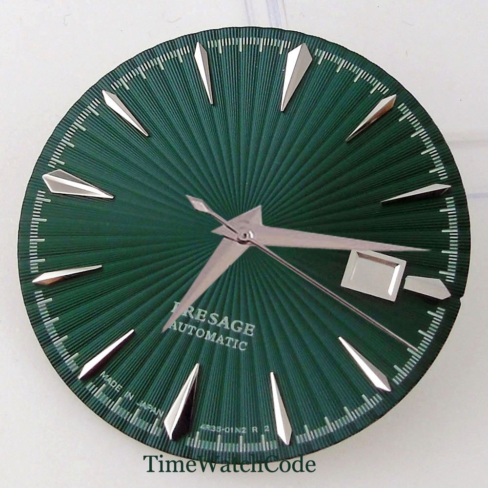 35mm Watch Dial Face Accessories Fit for NH35 NH36 NH38 Movement Date Window