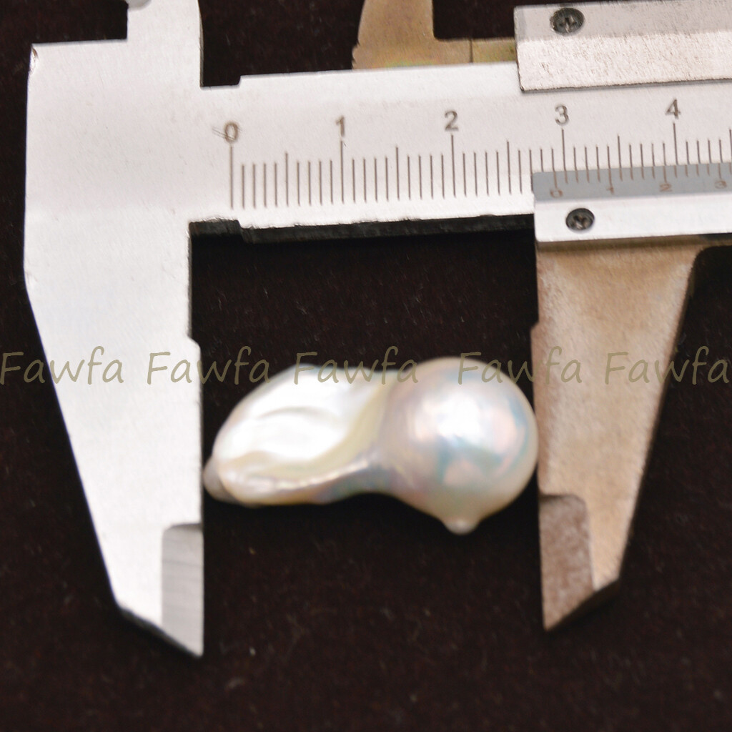 1Pc Natural 15-30mm No Drilled Hole Keshi Freshwater Pearl Baroque Loose Bead