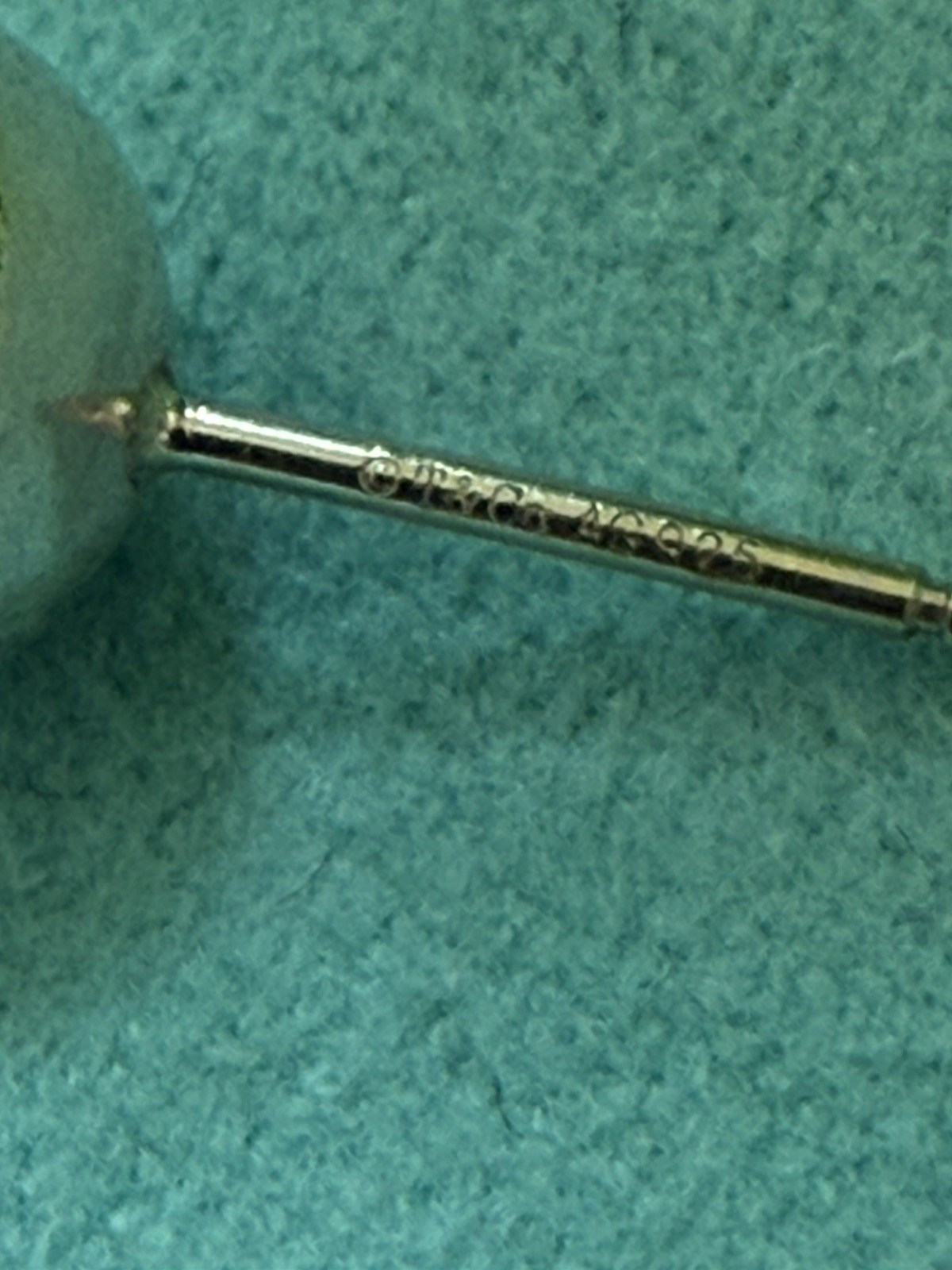 Authentic Tiffany & Co. sterling silver ball stud earrings