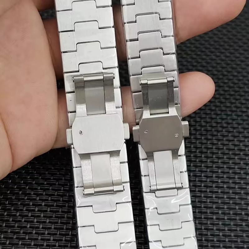21mm 18.5mm Watch Bracelet Steel Band Strap For Cartier Santos Medium WSSA0010