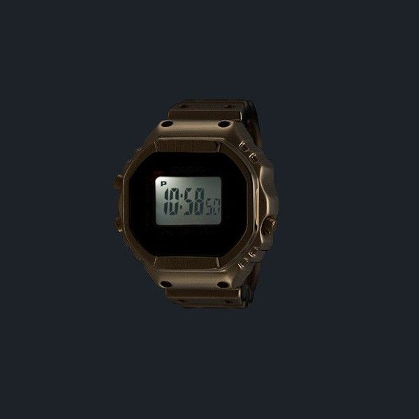 New and Unopened CASIO RING WATCH CRW 001G 9JR Casio Ring Watch With Tag Gold