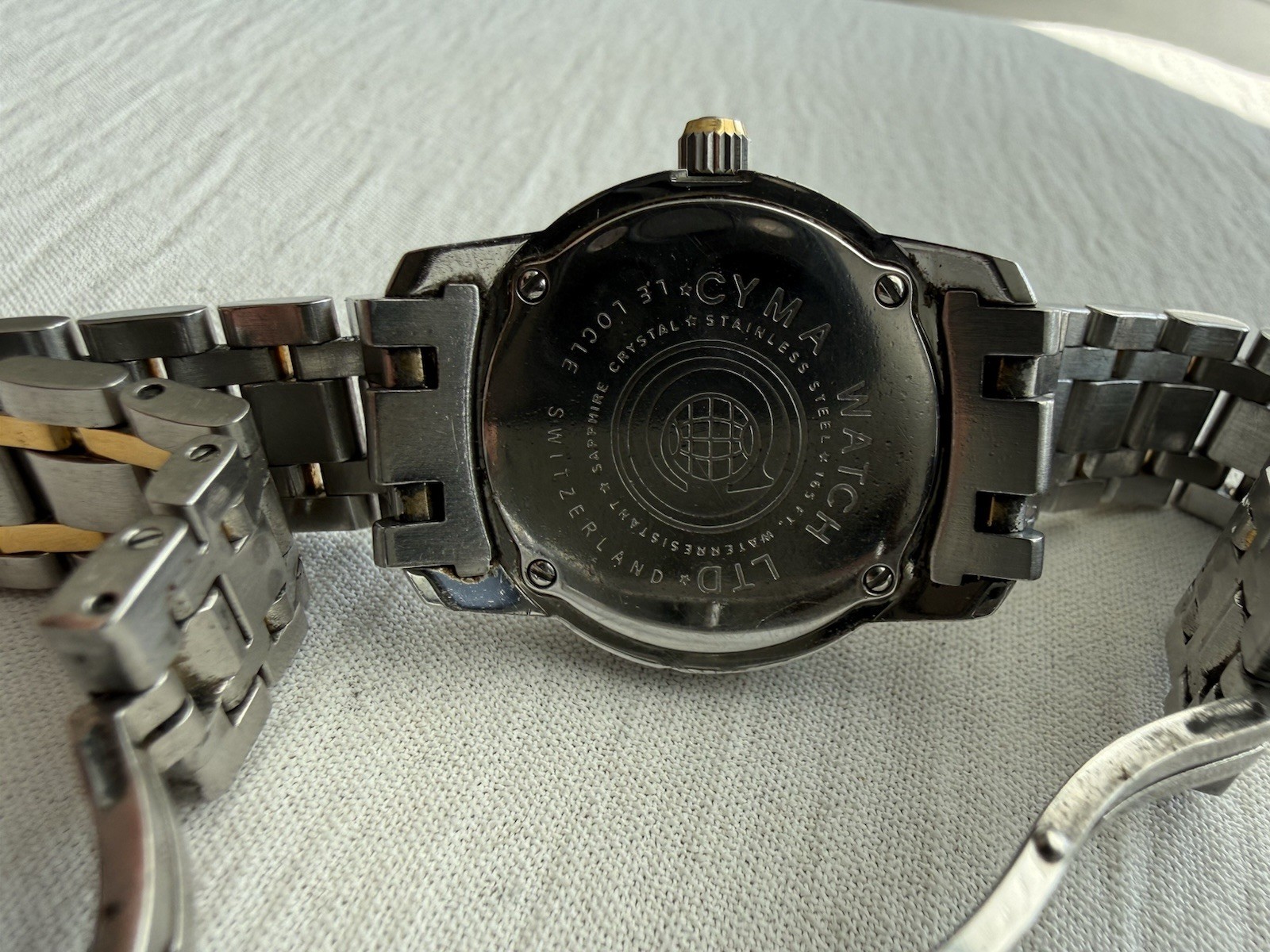 Cyma Le Locle 50m 28mm Swiss Quartz Watch 5.75”