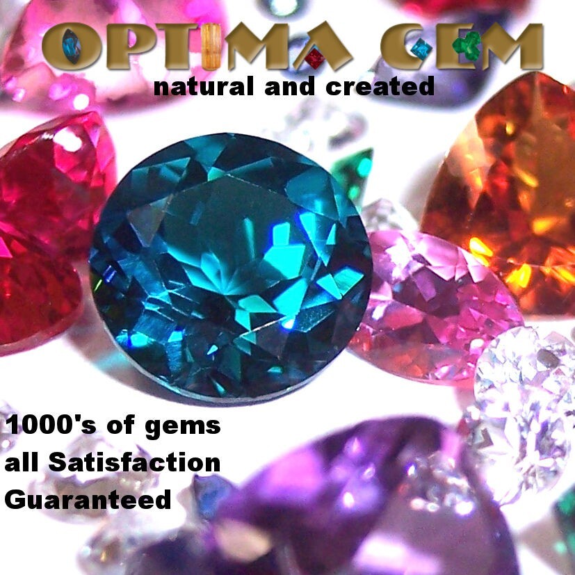 Lab Created Spinel Blue Round, Oval (7 options) Faceted Gems since 1989 USA