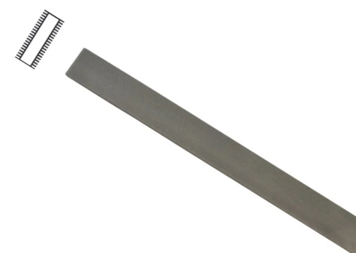 Pillar File Grobet Inox Parallel 6″ Cut 0 Pillar Hand Files Platinum / Stainless