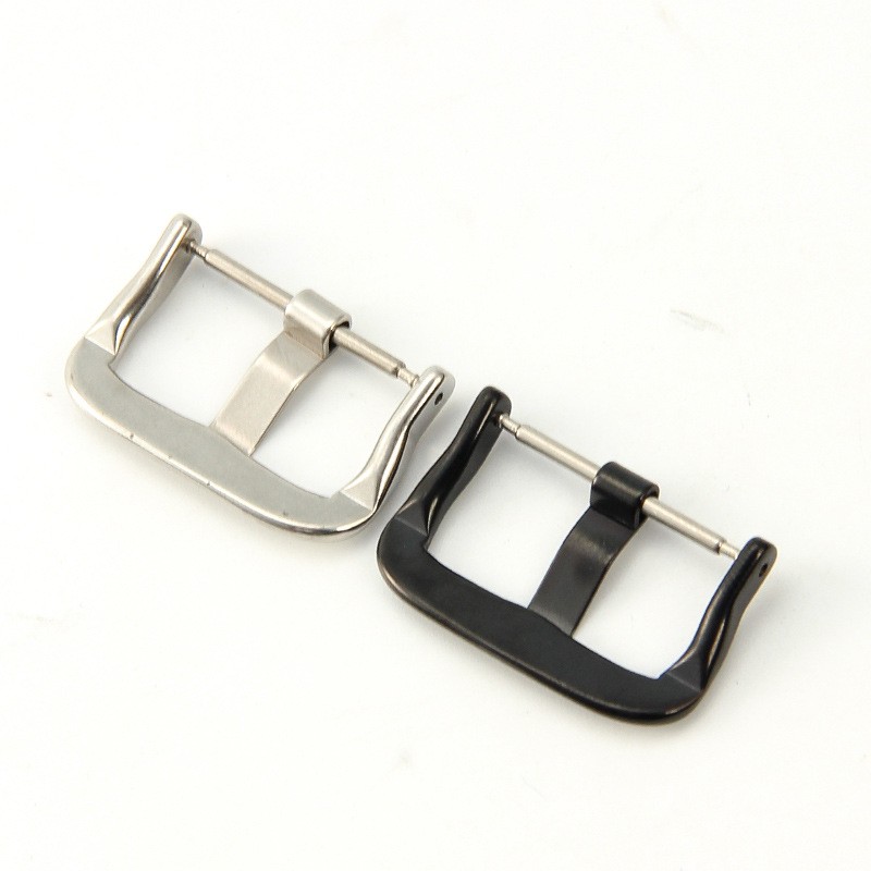 Quality Stainless Steel Watch Clasp Needle Pin Buckle Horseshoe Buckle 20mm 21mm