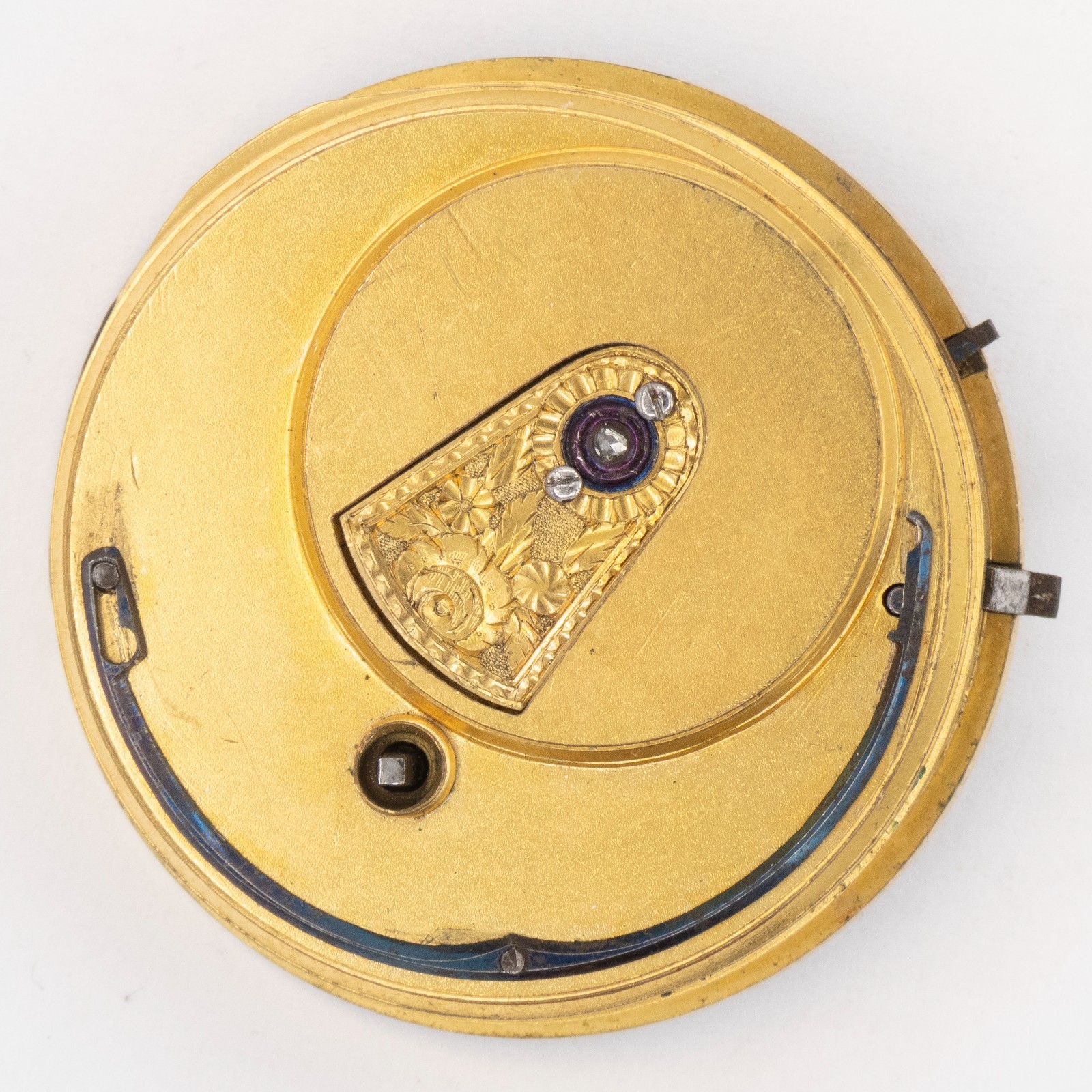 Robert Roskell 48.5 x 11.6 mm Key Wind Antique Pocket Watch Movement