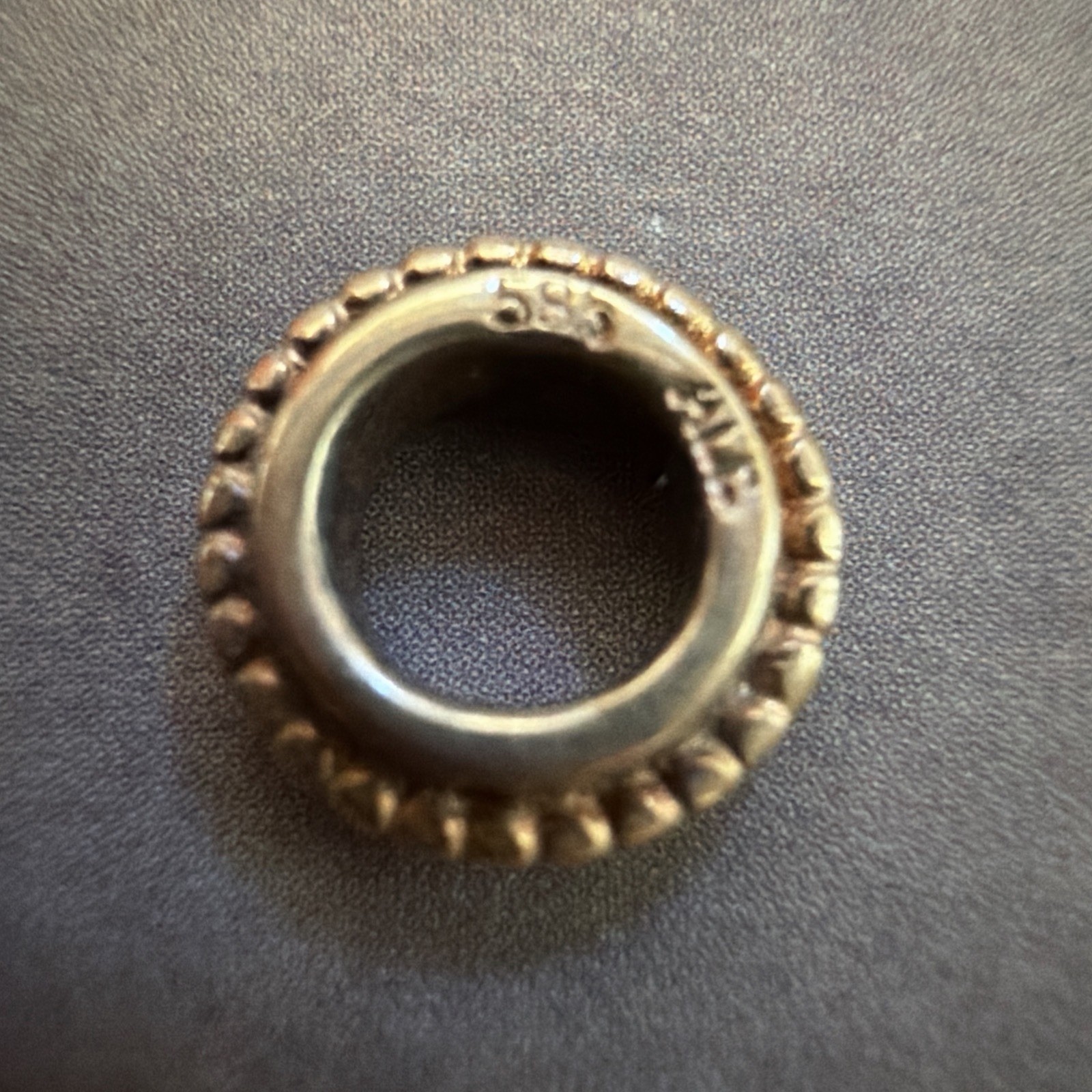 Pandora ALE Sun Spacer Charm 14k Gold Marked 585 Retired Bead