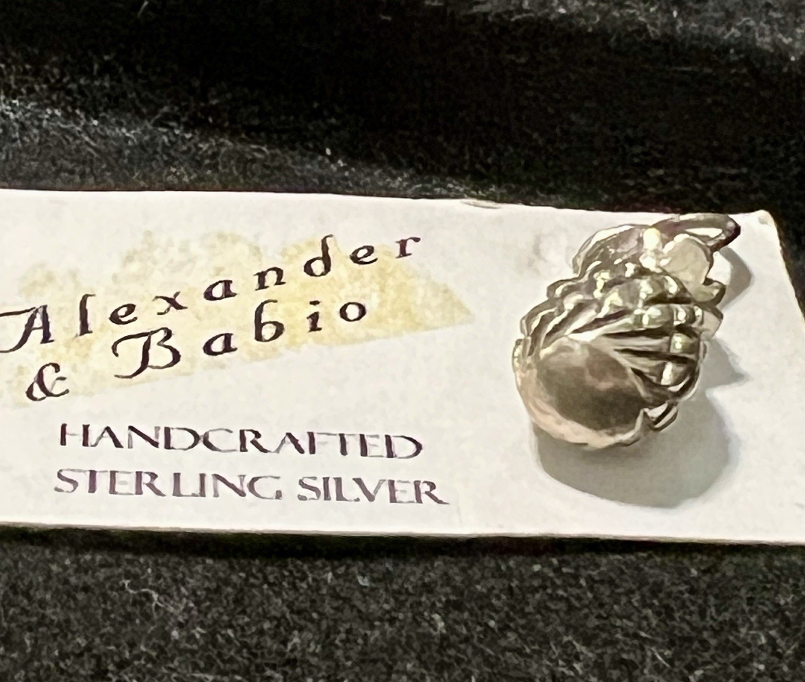 925 Sterling 1″ Pineapple Pendant Charm ALEXANDER & BABIO Charleston, SC