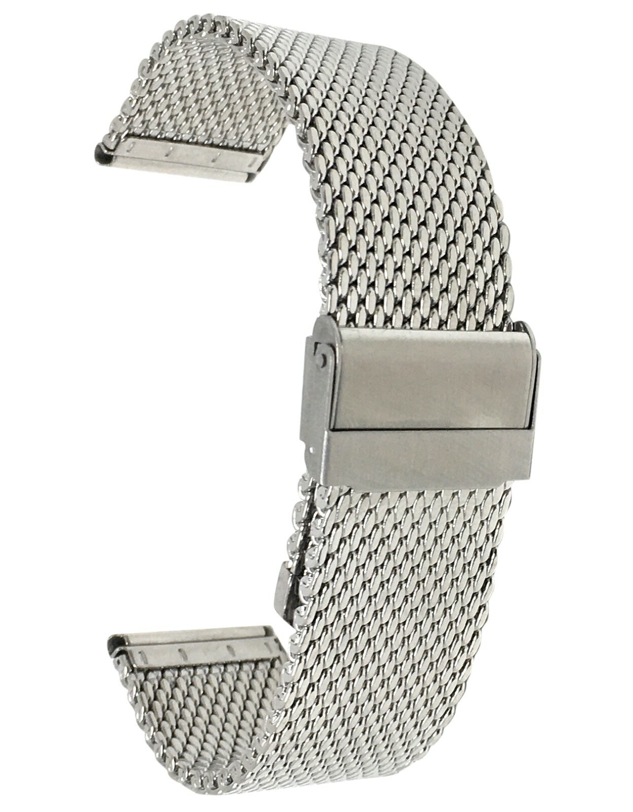 Bandini Stainless Steel Mesh Watch Band Strap, Thick Metal – 18mm 20mm 22mm 24mm