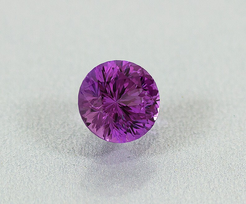 Purple Spinel. Lab Created. Amazing Cut. 5.50 cts. Gorgeous Color & Brilliance.