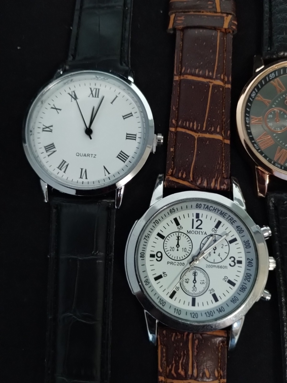 Set of 5 Brand NEW Men’s Assorted Watches. 5 FREE SPARE BATTERIES lot Deal #1046